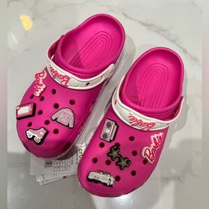 Barbie Crocs New with tags Size M8 W10 💖💖💖